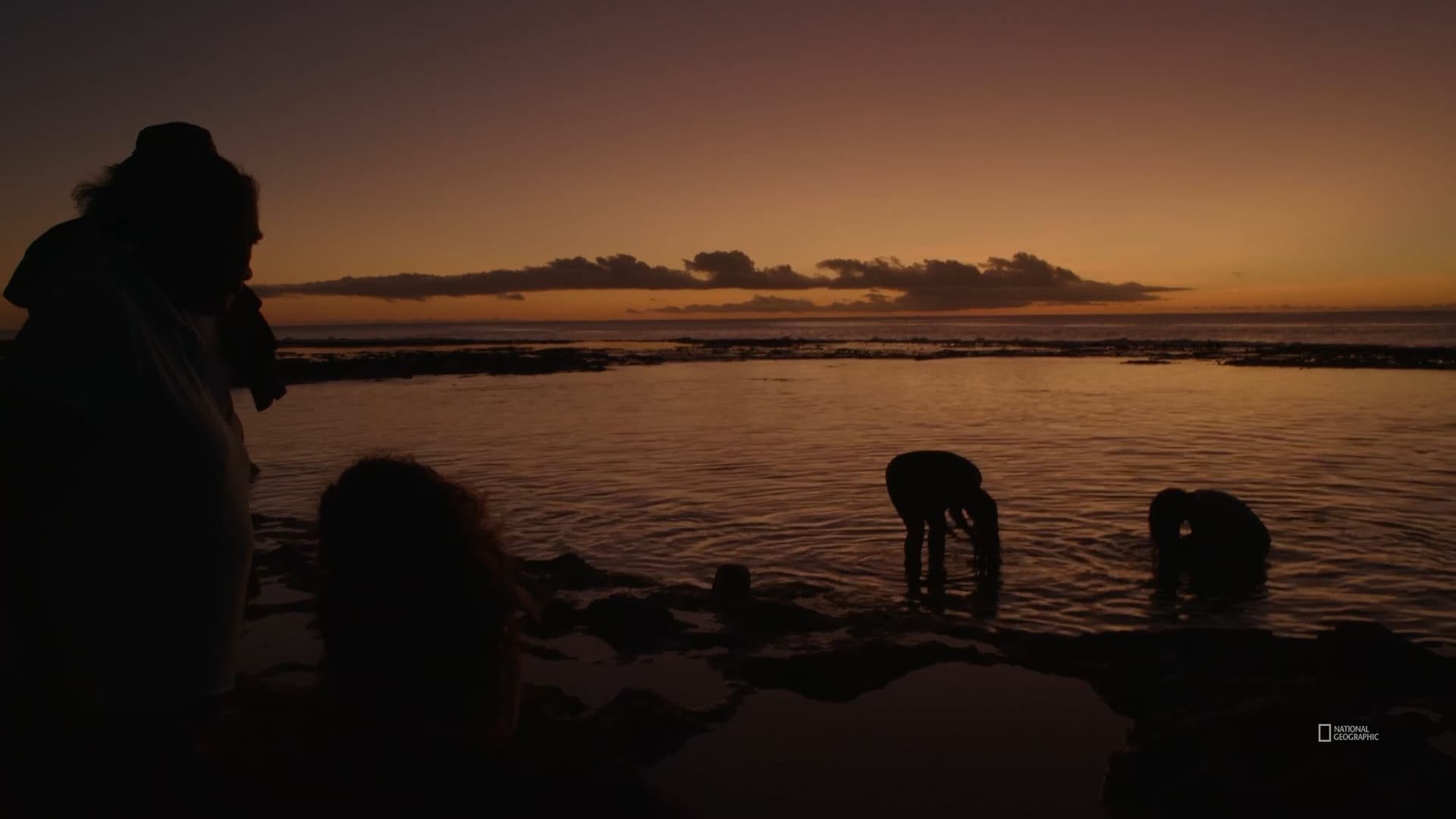 Golden hour on assignment, Protecting Paradise, National Geographic Pristine Seas, Niue