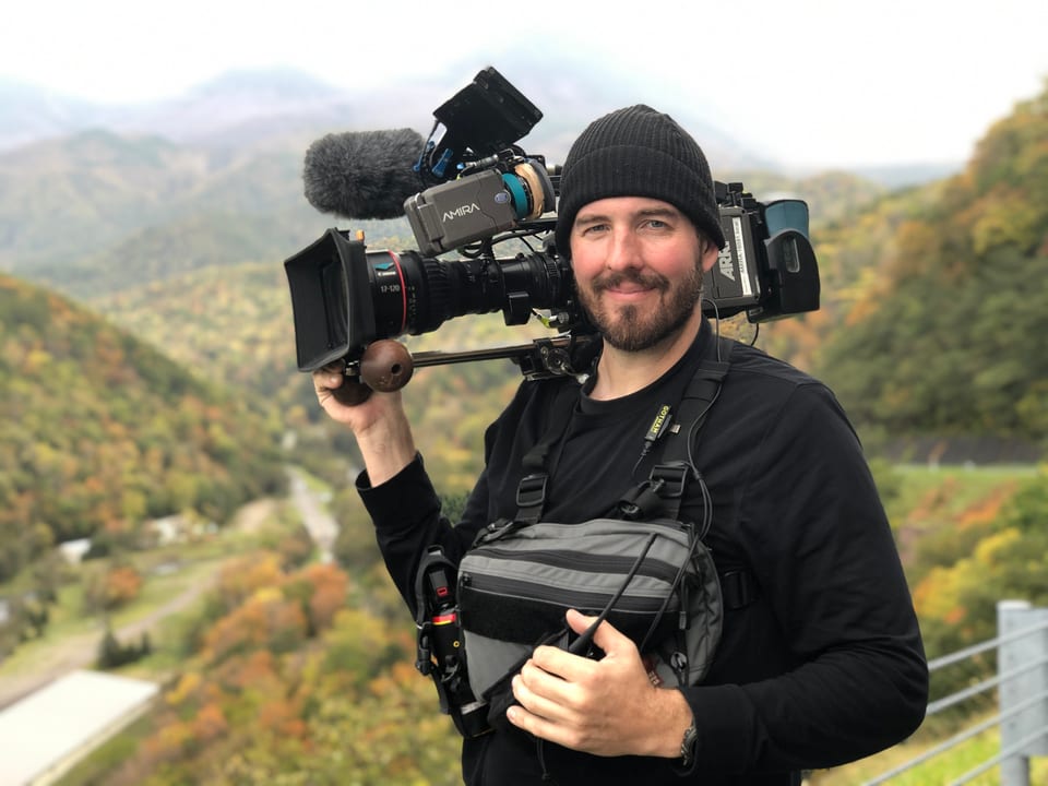 James Peterson with an ARRI AMIRA on location in Japan